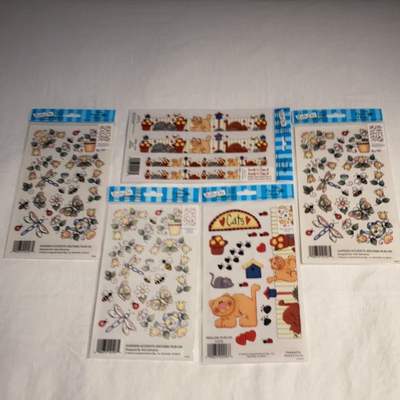 E-Z rub on transfers acid free smooth fun fast art project - Picture 10 of 16